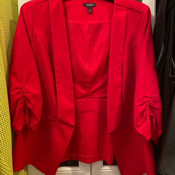 torrid Jackets & Blazers - Plus Size Torrid Size 2 Blazer - Red